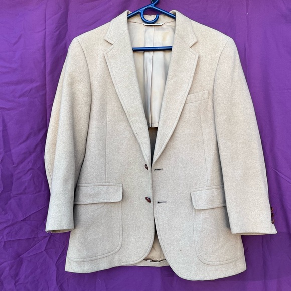 Vintage 100% Camel Hair Blazer, Sport Coat - Picture 8 of 8